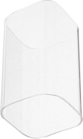 Zerodeko Glass Candle Shade Cover Windproof Candle Holder Sleeve Transparent Design for Home Decor Wedding Centerpiece in Saudi Arabia