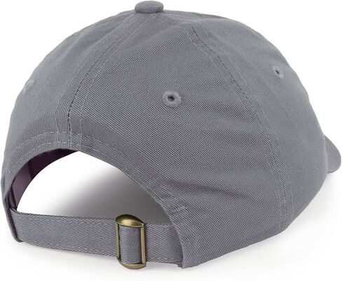 Trendy Apparel Shop Youth Grey American Flag Unstructured Cotton Baseball Cap in Saudi Arabia