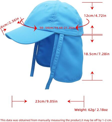 Toddler Sun Hats with Neck Flap Kids Sun Hat with Sun Protection for Fishing Hiking Beach in Saudi Arabia