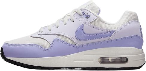 أحذية Nike Air Max 1 Big Kids (DZ3307-011 ، صبغة البلاتين/بالكاد العنب/الأسود/الكوبية) in Saudi Arabia