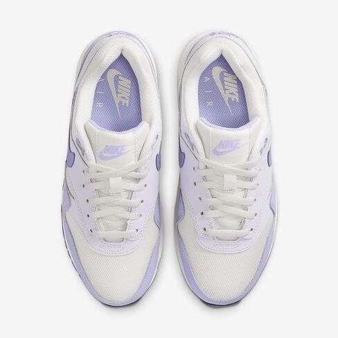 أحذية Nike Air Max 1 Big Kids (DZ3307-011 ، صبغة البلاتين/بالكاد العنب/الأسود/الكوبية) in Saudi Arabia