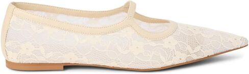 Matisse Womens Fleur Floral Mary Jane Flats Casual - Off White in Saudi Arabia