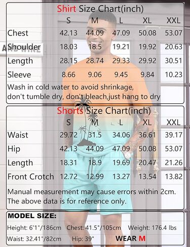 LecGee Men's 2 Piece Short Sleeve Tracksuit Tropical Graphic T Shirt Hawaiian Tee Solid Shorts Set Summer Casual Outfits in Kuwait