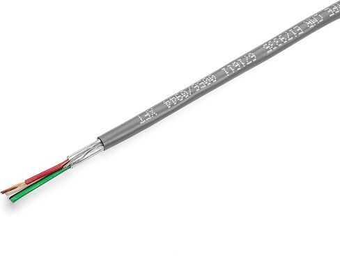 22 AWG 4/C مجدولة 100% نحاس EWCS CMR Riser كبل صوت وأمان محمي مُدرج في قائمة UL 300 فولت - 1000 قدم in Kuwait