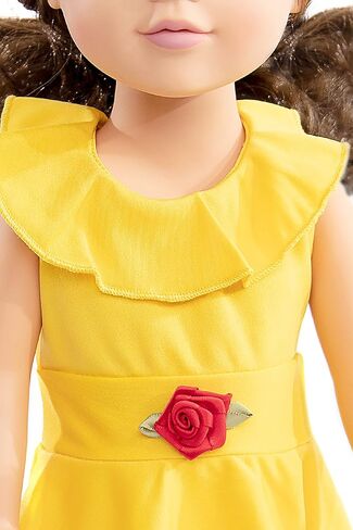 Little Adventures Twirl Princess Doll Dress (Alpine) - Doll Not Included - Machine Washable Child Pretend Play and Party Doll Clothes with No Glitter in Kuwait