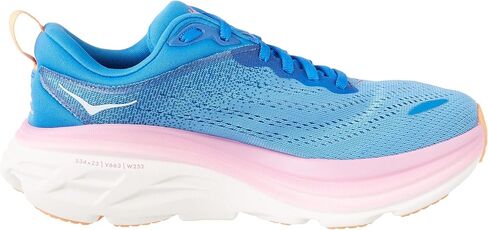 HOKA ONE ONE Womens Bondi 8 Textile Chalk Violet Pastel Lilac Trainers 7.5 US in Kuwait