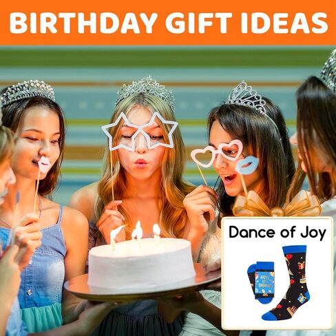 HAPPYPOP 17th Birthday Gifts Ideas for Boys - Socks for Teens Age 17, Presents for 17 Year Old Teen Boys, Birthday Gift Box with Greeting Card in Saudi Arabia