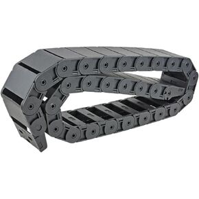 2pcs 18x37mm R38 طول 1M حاملة سلك سلك السحب البلاستيكية شبه مغلقة in Kuwait