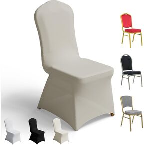 100 PCS CARCH CARCH ANCHERS Universal Polyester SPANDEX CORVERS SLIPCOVERS FOR PARKING FART FRATH CARRESS (WHITE) in Kuwait