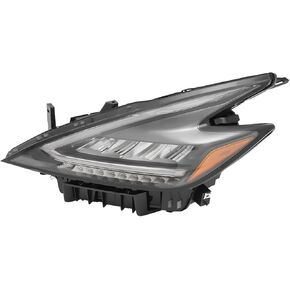 Loyalheartdy لعام 2022 2023NISSAN MURANO مجموعة المصباح الأمامي [الأسود] ، السائق اليسار والراكب الأيمن الأيمن الأيمن الأيمن مع المصابيح ، 260609UF0E 260109UF0E in Kuwait