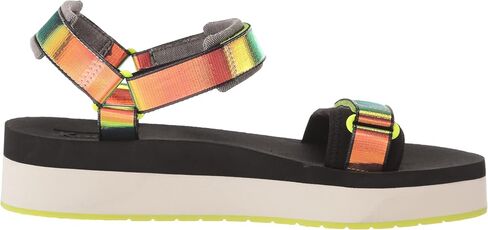 Keds Women's Trio Platform Iridescent Sport Sandal, Black, 8 in Saudi Arabia