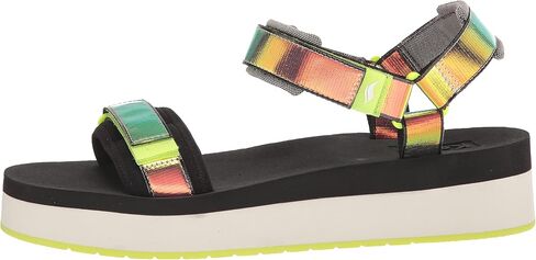Keds Women's Trio Platform Iridescent Sport Sandal, Black, 8 in Saudi Arabia