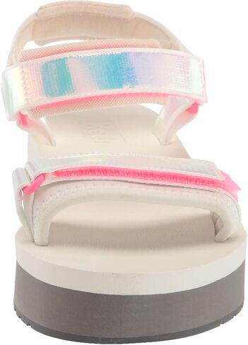 Keds Women's Trio Platform Iridescent Sport Sandal, Black, 8 in Saudi Arabia