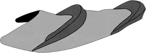 BlackTip Jetsports Seat Cover Compatible with Yamaha 2010-2014 VX Cruiser (Gray) in Saudi Arabia