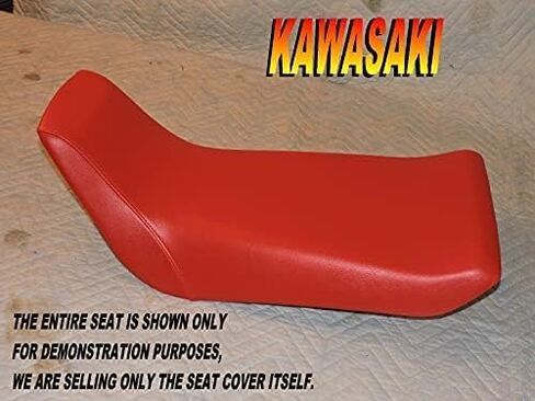New replacement seat cover fits Kawasaki Bayou 220 250 1988-11 KLF220 KLF250 KLF 914A, red in Saudi Arabia