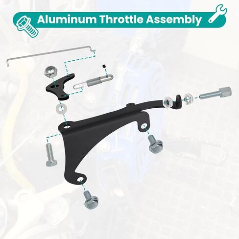 Autovic Throurotertle Assembly Aluminium للمحركات غير المقلدة GX200 Predator 212 in Saudi Arabia