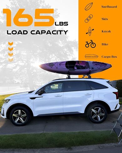 Snailfly Roof Rack Cross Bars Fit for Audi Q3 2019-2024 Cargo Carrier 165lbs Capacity Less Noise Crossbars Accessories in Kuwait