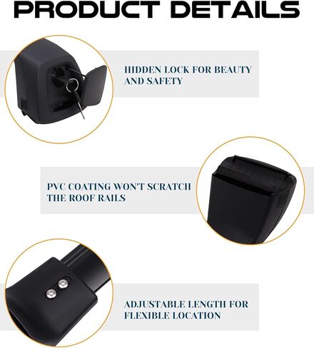 Snailfly Roof Rack Cross Bars Fit for Audi Q3 2019-2024 Cargo Carrier 165lbs Capacity Less Noise Crossbars Accessories in Kuwait