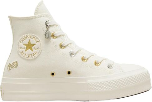 Converse Women's Chuck Taylor All Star Leopard Platform High Top Sneakers, Blackflower, 8.5 in Saudi Arabia