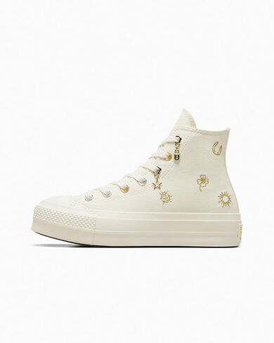 Converse Women's Chuck Taylor All Star Leopard Platform High Top Sneakers, Blackflower, 8.5 in Saudi Arabia