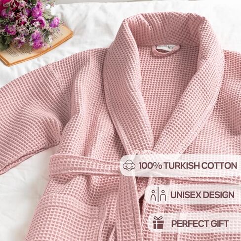 Salbakos Home1961 Collection Usisex Waffle Bathrobe in Saudi Arabia