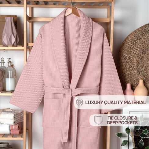 Salbakos Home1961 Collection Usisex Waffle Bathrobe in Saudi Arabia