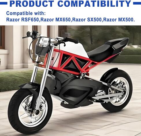 Chain Tensioner Adjuster with Spring Nut Kit Compatible with Dirt Rocket RSF650 Electric Mini Dirt Sport Bike & Razor MX500 MX650 SX500 in Saudi Arabia