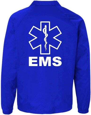 الخدمة والمستجيبين الأوائل EMS Coaches سترة الموظفين للرجال والنساء Cosplay Windbreaker in Kuwait