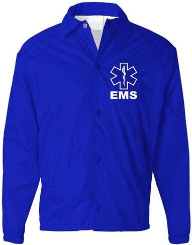 الخدمة والمستجيبين الأوائل EMS Coaches سترة الموظفين للرجال والنساء Cosplay Windbreaker in Kuwait