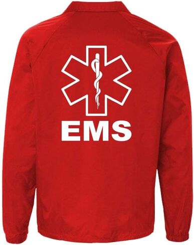 الخدمة والمستجيبين الأوائل EMS Coaches سترة الموظفين للرجال والنساء Cosplay Windbreaker in Kuwait