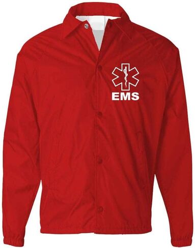 الخدمة والمستجيبين الأوائل EMS Coaches سترة الموظفين للرجال والنساء Cosplay Windbreaker in Kuwait
