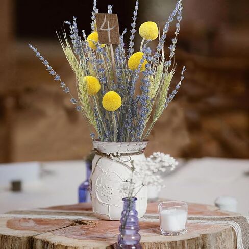 CISDUEO Dried Flowers Bouquet Dried Daisy Flowers Natural Lavender Bundles Dried Gerber Daisies Flowers Grey Bunny Tails Floral Arrangements for Wedding Table Centerpiece Decor Farmhouse DIY in Saudi Arabia