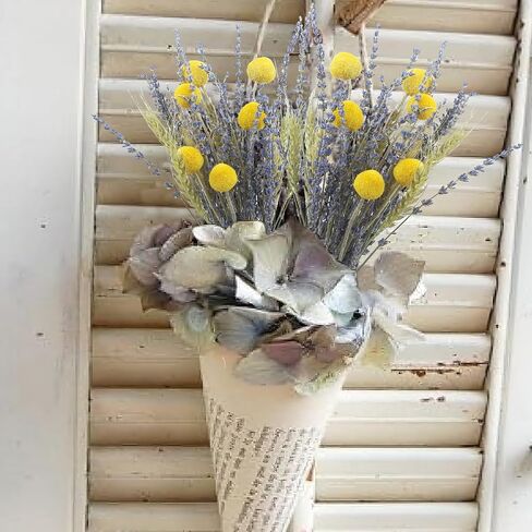 CISDUEO Dried Flowers Bouquet Dried Daisy Flowers Natural Lavender Bundles Dried Gerber Daisies Flowers Grey Bunny Tails Floral Arrangements for Wedding Table Centerpiece Decor Farmhouse DIY in Saudi Arabia