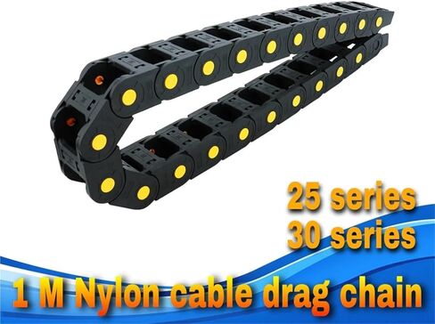 Parts 1pcs 1 Meter Cable Drag Chain Router Multiple Models Inner Height 25/30(25x38 mm,Enclosed) in Saudi Arabia