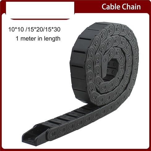 Cable Chain 7 * 7 10 * 10 15 * 20 15 * 30mm 1M Non-Opening Semi-Enclosed Plastic Drag Chain Drive Drag Chain Machine(18x25 mm) in Saudi Arabia