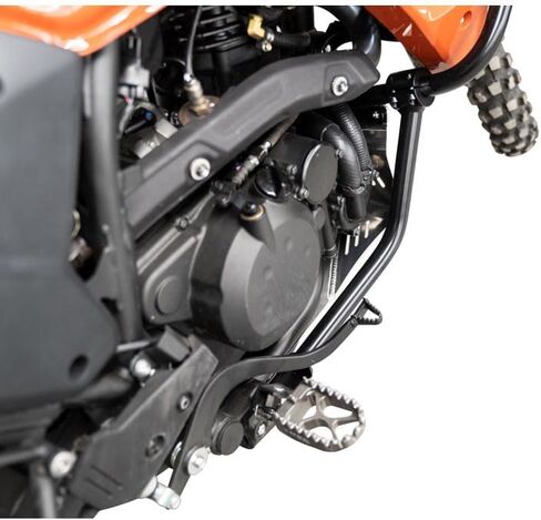 Tusk Lower Crash Bars أسود متوافق مع Kawasaki KLR650 2022-2025 in Kuwait