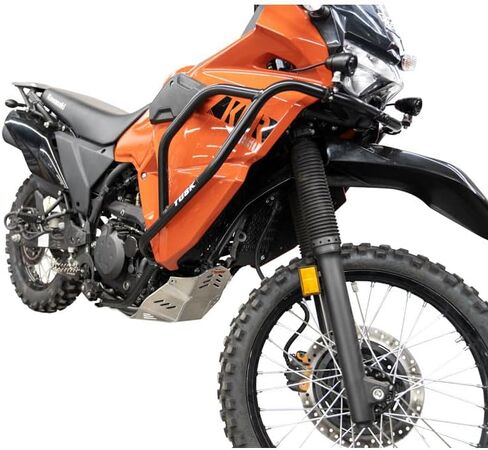 Tusk Lower Crash Bars أسود متوافق مع Kawasaki KLR650 2022-2025 in Kuwait