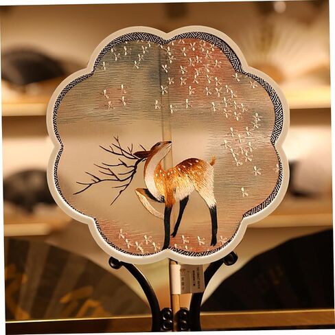ERINGOGO DIY Handheld Fan Hoop 4pcs Fan Making Frame Bride Accessories Chinese Style in Saudi Arabia