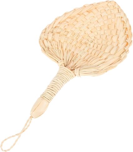 أوراق النخيل الطبيعية Cabilock Natural Fan مروحة يدويًا تبرد على الطراز الصيني لحفلات حفلات الزفاف وديكور المنزل الفريد من نوعه الحرفي الحرفي المجفف في الصيف والطاولة in Saudi Arabia