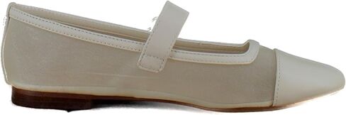 Sam Edelman Women's Miranda Mary Jane Flat, Modern Ivory, 6 in Saudi Arabia