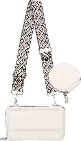 Uxcell Small Crossbody المحافظ للنساء ، حقيبة يد المحفظة مع محفظة العملة المعدنية in Kuwait
