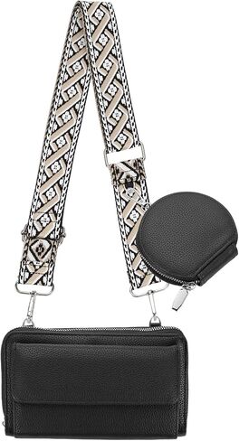Uxcell Small Crossbody المحافظ للنساء ، حقيبة يد المحفظة مع محفظة العملة المعدنية in Saudi Arabia