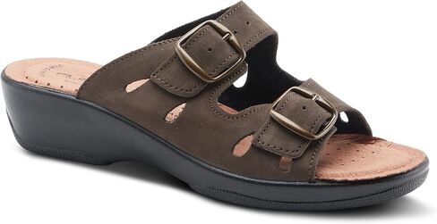 Flexus Women's Decca Slide Sandal Black EU 37 / US 6.5-7 in Kuwait