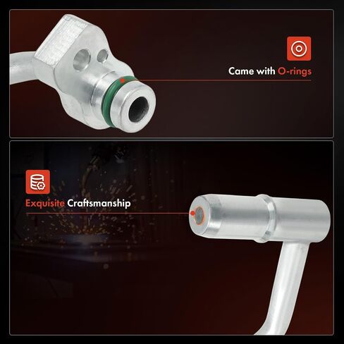 مجموعة خرطوم خط السائل A-premium A/C متوافقة مع Audi A4/A4 Quattro 2009-2011 ، A5/A5 Quattro 2008-2011 ، S5 2008-2011 ، 1.8L 2.0 3.2L 4.2L ، المكثفات إلى EVAP in Saudi Arabia