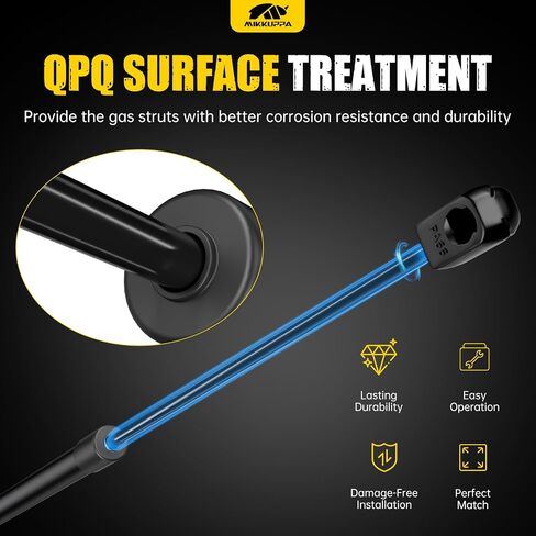 Mikkuppa Hatch Struts Supports Supports-Sup Supresss Pring Pring Prespons for 2007-2014 Cadillac Escalade ، 2007-2014 Chevrolet Suburban ، 2007-2014 Chevrolet Tahoe ، 2007-2014 GMC Yukon (2 pcs) in Kuwait