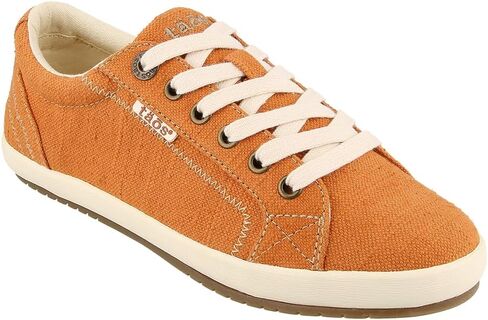 Taos Star Women's Sneaker - Iconic Style with Canvas Design for Everyday Adventures - Custom Fit Lacing and Removable Footbed with Arch Support for All Day Comfort Grey Wash Canvas 10.5 W US in Saudi Arabia