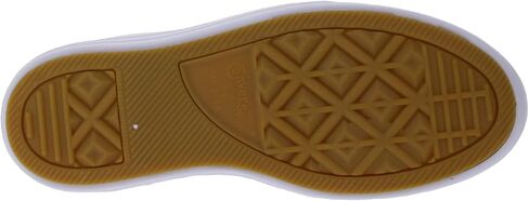 حذاء رياضي Chuck Taylor All Star Move Hi من القماش الكتاني للجنسين من Converse - نمط إغلاق برباط - فلامنغو/أبيض/أبيض 11 in Saudi Arabia
