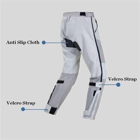 Summer Detachable Motorcycle Riding Pants, Man Women Quickly Take Off Wear Resistant Breathable Pants with Full Leg Zipper in Saudi Arabia