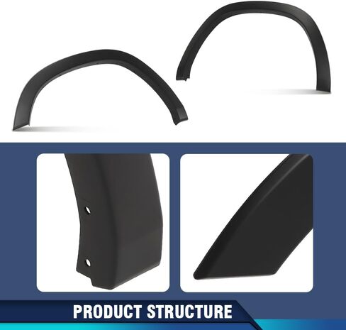 PIT66 Fender Flares 4PCS Compatible with Dodge Ram 1500 2019-2024, Not Fit 1500 Classic & Rebel & TRX Models Smooth Matte Black in Saudi Arabia
