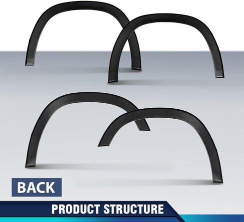 PIT66 Fender Flares 4PCS Compatible with Dodge Ram 1500 2019-2024, Not Fit 1500 Classic & Rebel & TRX Models Smooth Matte Black in Saudi Arabia